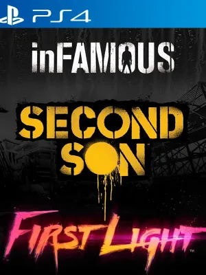 2 JUEGOS EN 1 inFAMOUS Second Son mas inFAMOUS First Light PS4